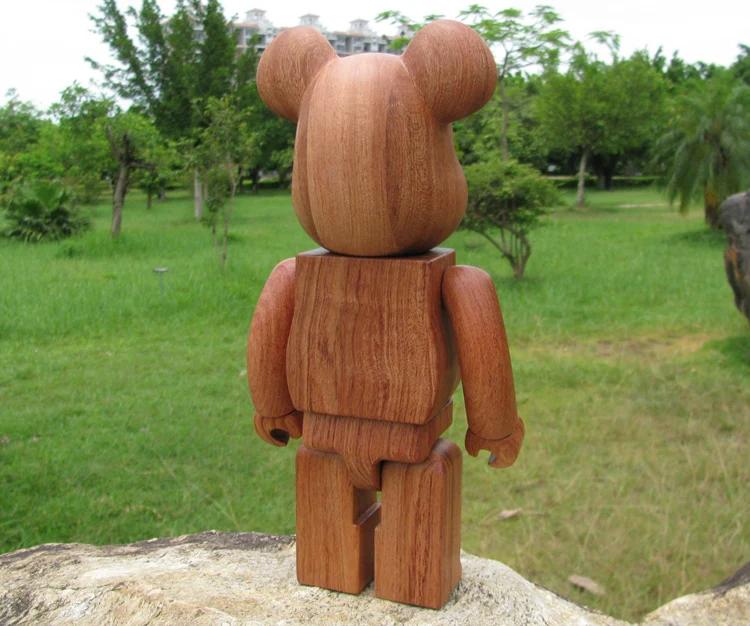 400% дерево Bearbrick сделано w/Красный палисандр (Гарантированное качество!)