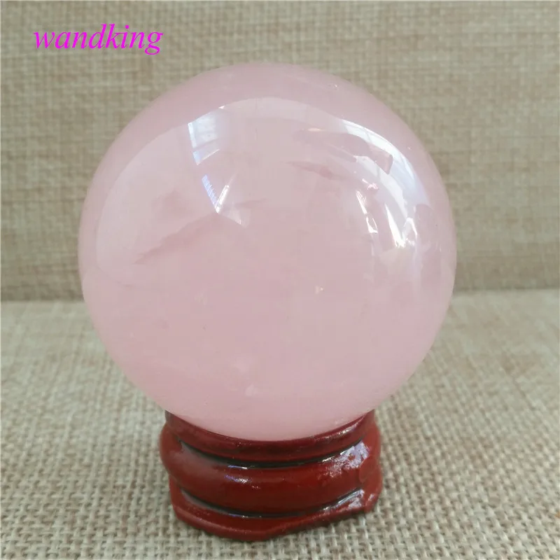 

48mm) Natural rose quartz crystal ball ball
