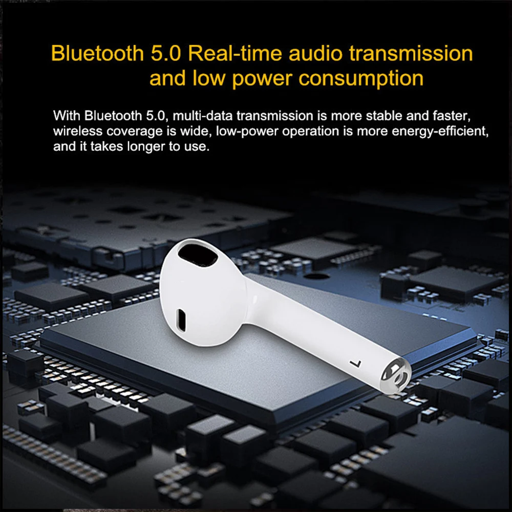 I200 TWS Беспроводная зарядка всплывающие сенсорные Bluetooth наушники v5.0 беспроводные