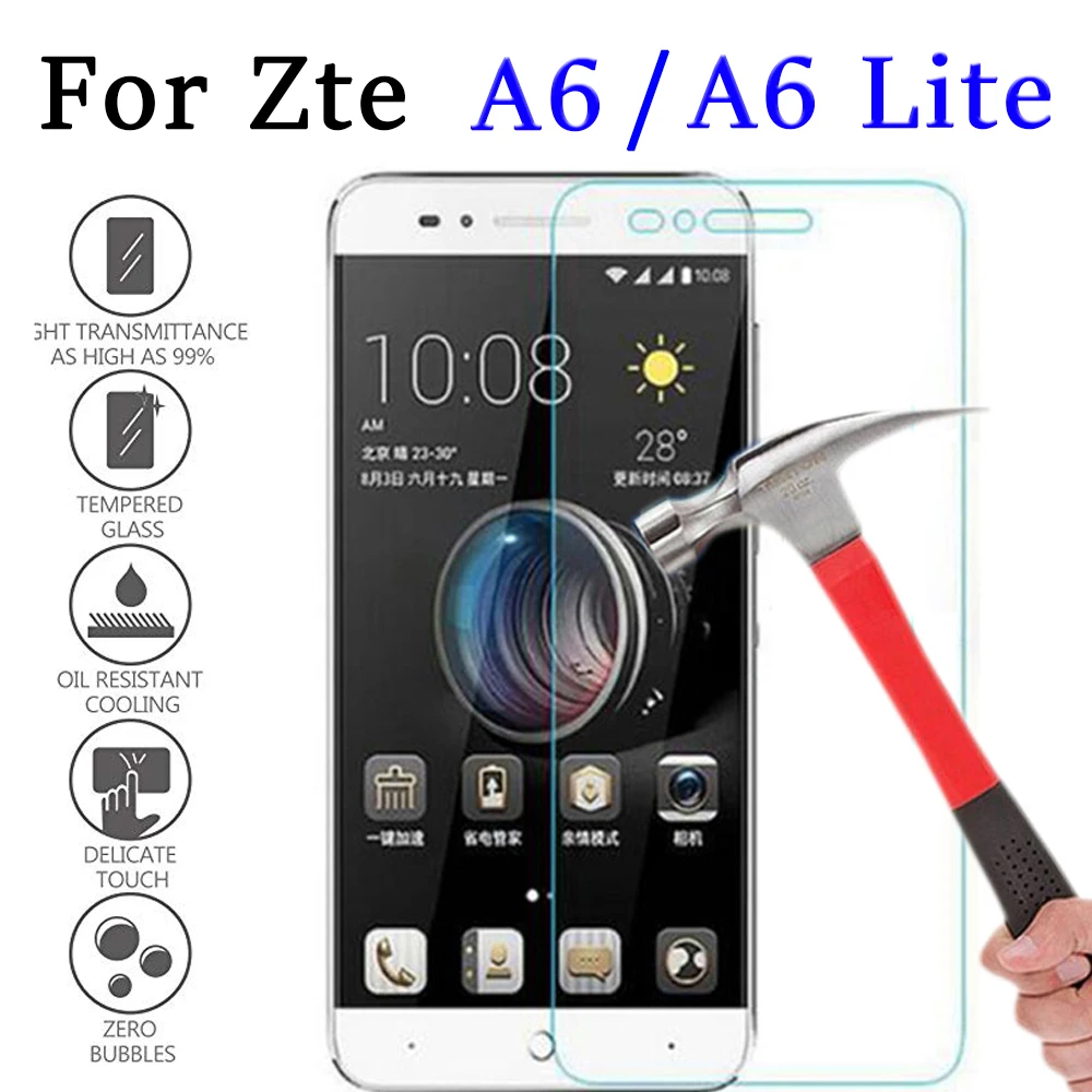 Защитное стекло для ZTE Blade A6 A 6 закаленное zte a6 Защитная пленка телефона 2.5D 9H защита