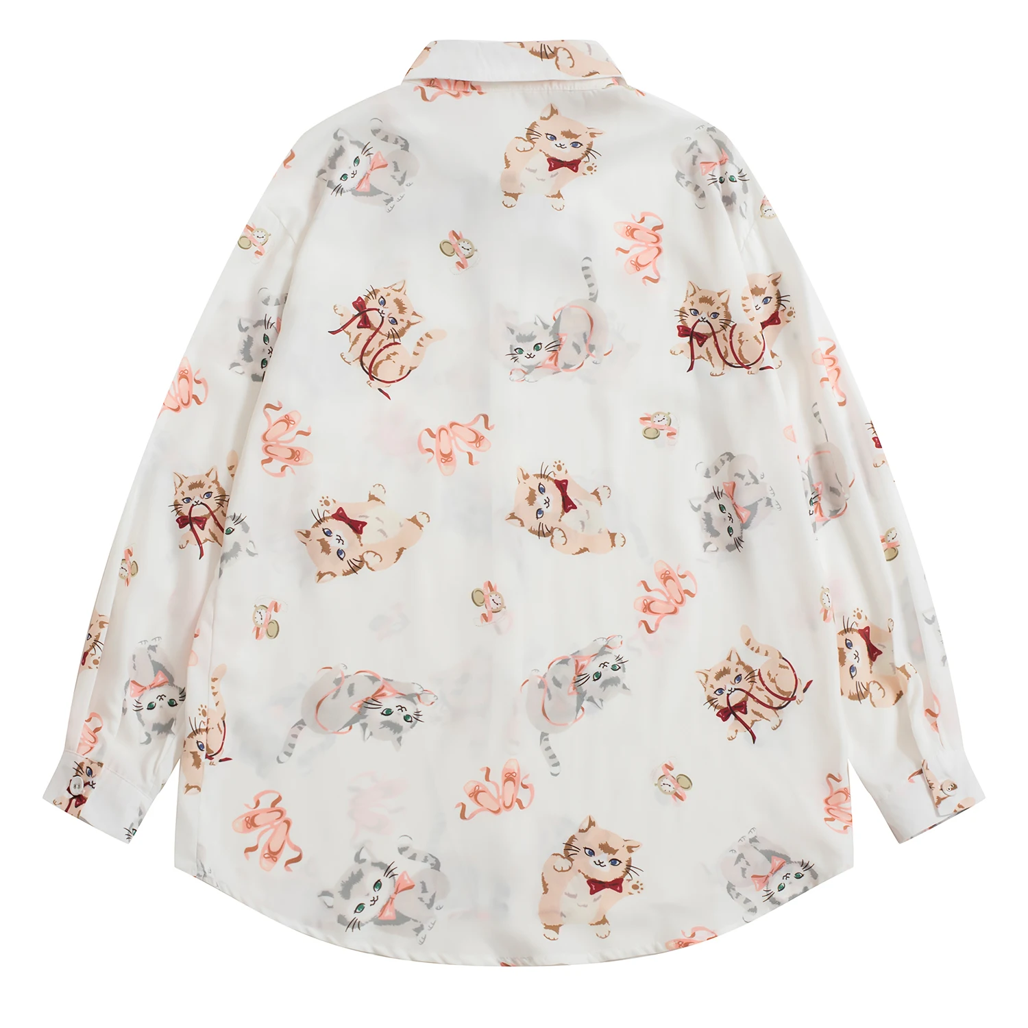 Женский дизайн милая женская шифоновая блузка с галстуком бабочкой Милый принт