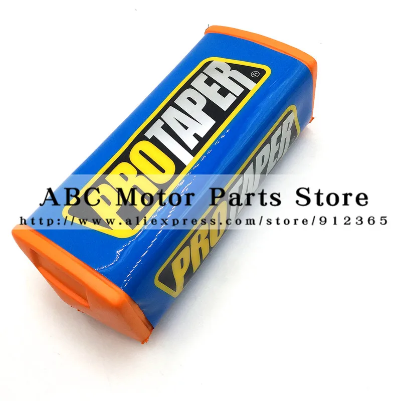 Blue-Or 1-1/" квадратный руль для мотокросса PROTAPER Fat BAR MX ATV Dirt Bike руль Pad - Цвет: Blue-Or