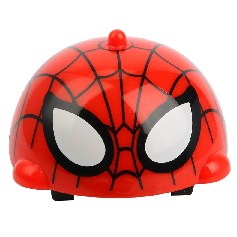 spider man Disney с героями комиксов Марвел, инерционная игрушка автомобиль Мстители гироскопа игрушки различные игровые вращение режимов игрушечный гироскоп автомобиля вращается на палец подарок для детей - Цвет: spider man