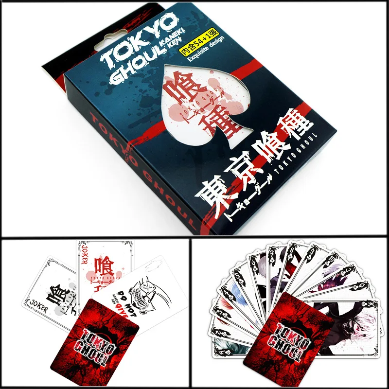 54 листа/Набор Аниме Tokyo Ghoul покерные карты коллекция персонажей комиксов