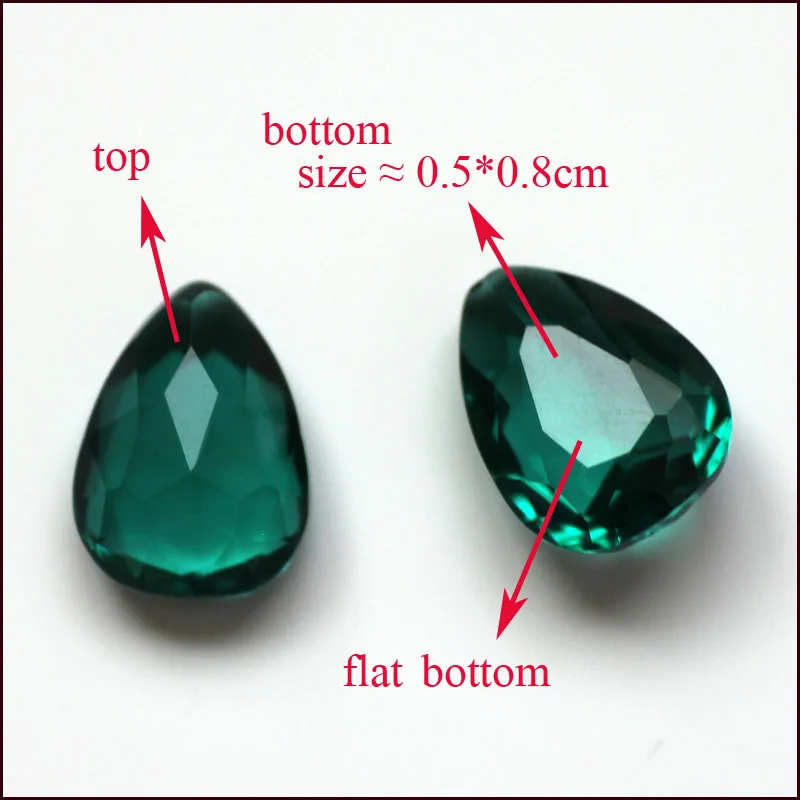 Бусины с плоской задней поверхностью без отверстий 16 х12 мм|jewelry design beads|jewelry