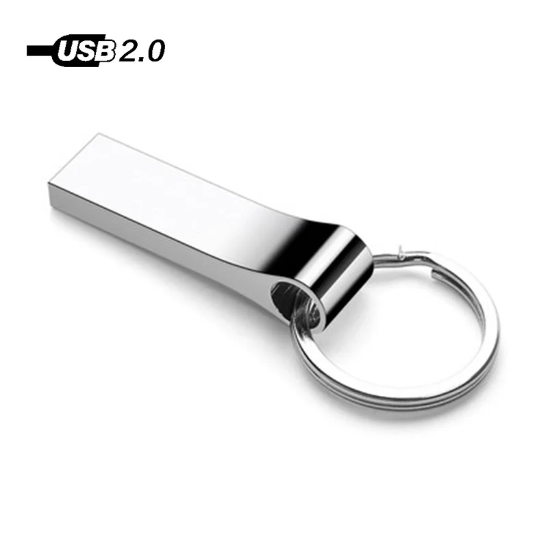 2019 Hot Sale Metal Silver U Flash Disk Usb Drive 4GB 8GB 16GB 32GB 64GB 128GB Memory Stick Waterproof | Компьютеры и офис