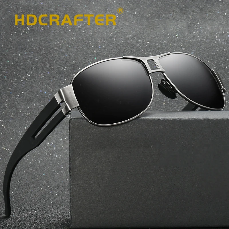 Брендовые поляризационные солнцезащитные очки для мужчин вождения винтажная