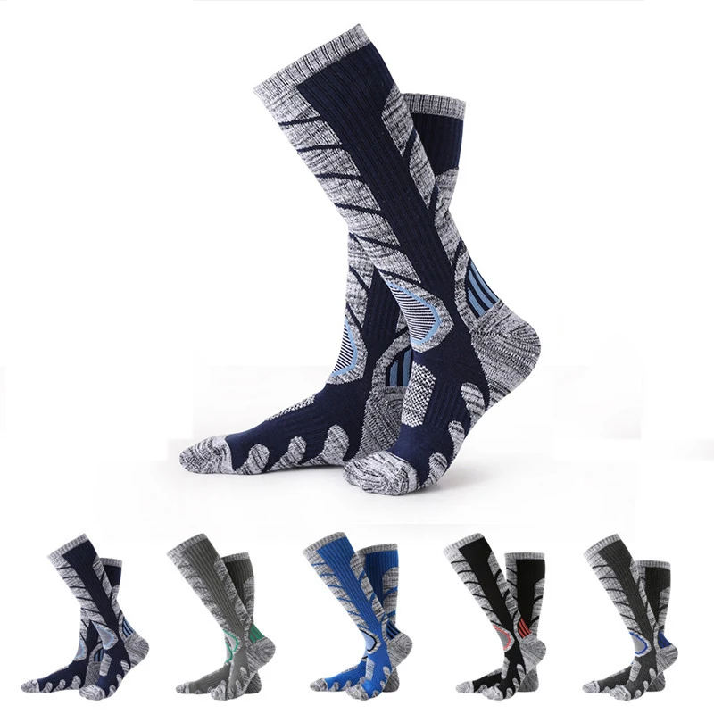 2 пары 2018 зимние мужские носки для пеших прогулок толстые полотенец теплые