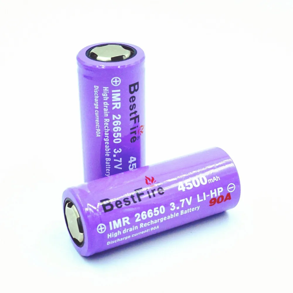 1 шт. Bestfire 26650 IMR 4500 мАч 90ALi-ion перезаряжаемая батарея 3 7 в литиевая для электронной