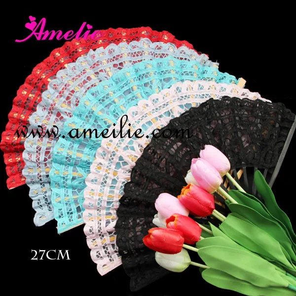 Бесплатная доставка 10 шт./лот battenberg кружевной веер Элегантный стильный и