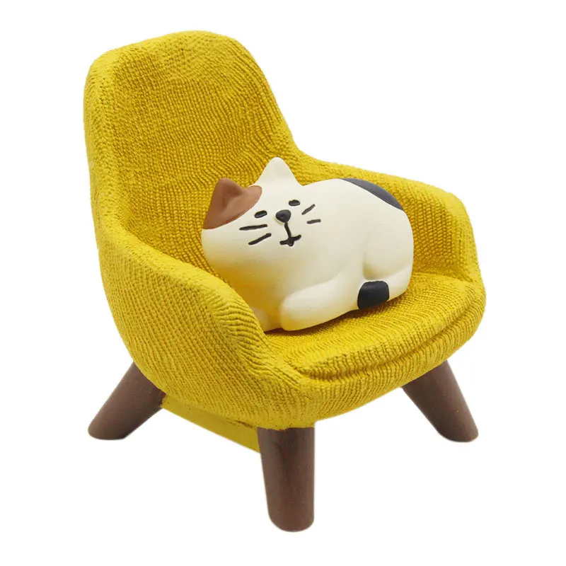 Мини-фигурка симпатичного кота игрушки Япония ZAKKA Cat фигурка кукла для девочек