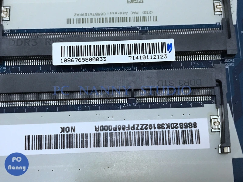 NOKOTION материнская плата 5B20K38192 BMWQ1 BMWQ2 NM-A481 для Lenovo Ideapad 300-15ISK NOK I3-6100U DDR3L 2GB