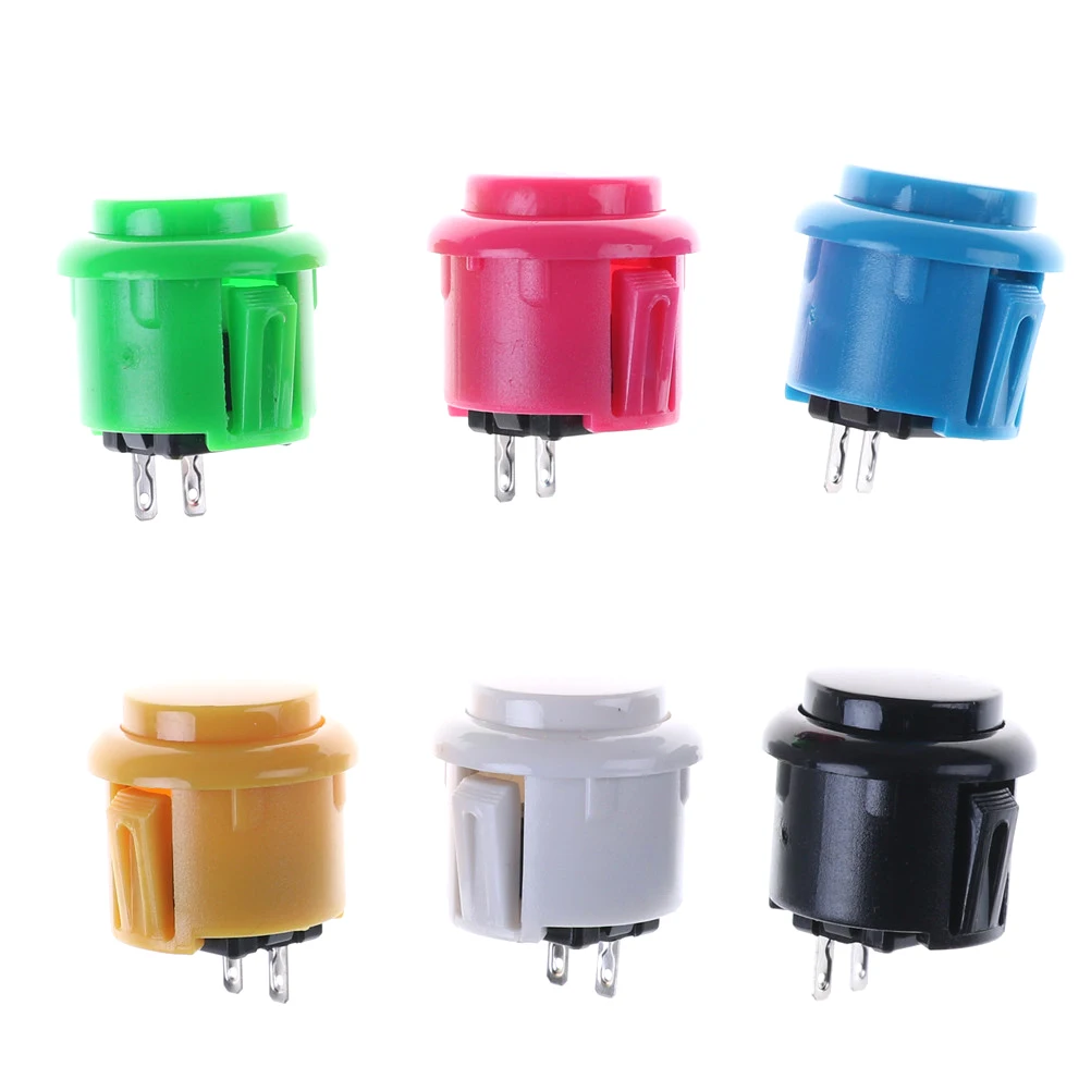 2 шт. хорошее качество игровой шкаф автомат аксессуар 24 мм аркадные кнопки