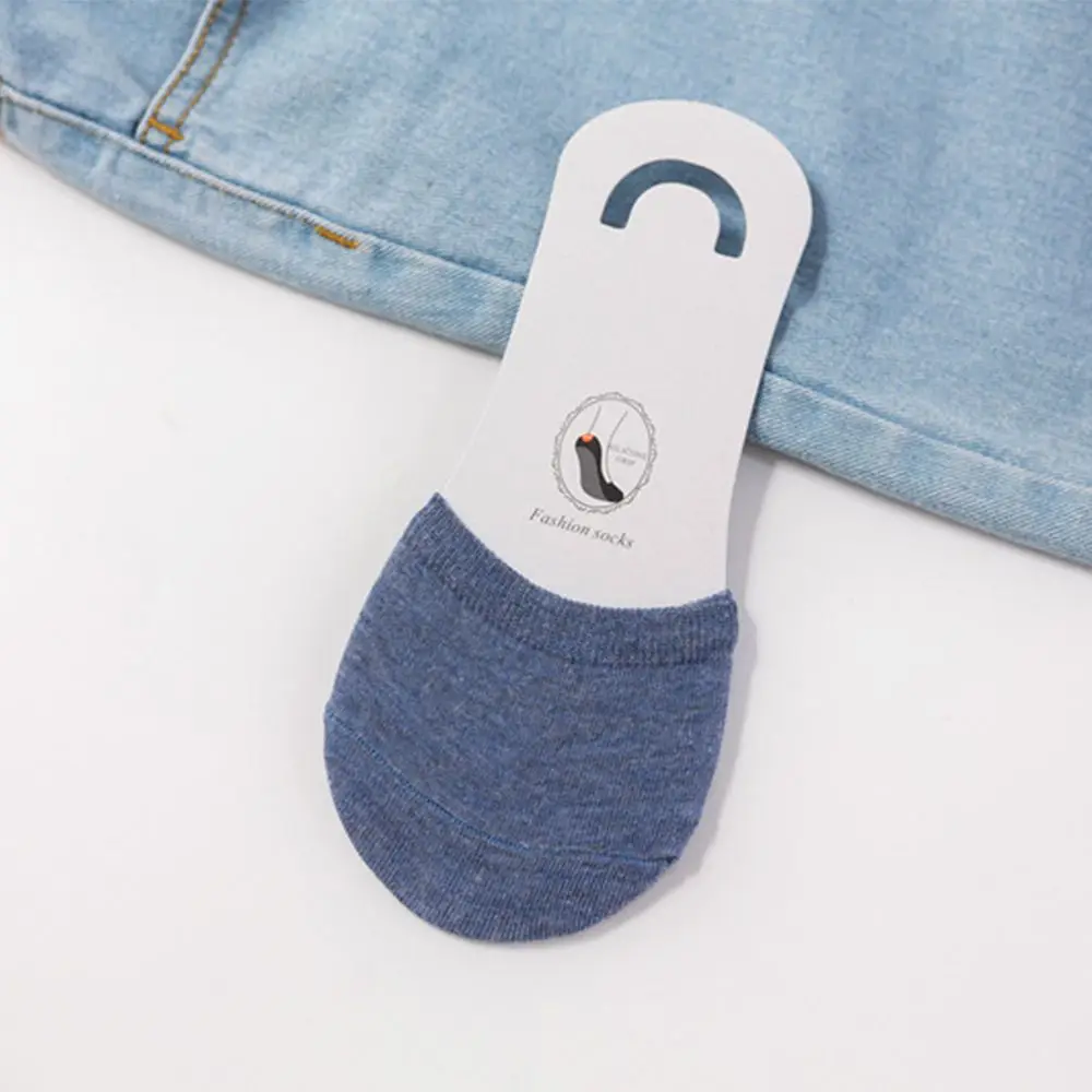 Новинка женские летние носки тонкие хлопковые нескользящие тапочки невидимые на