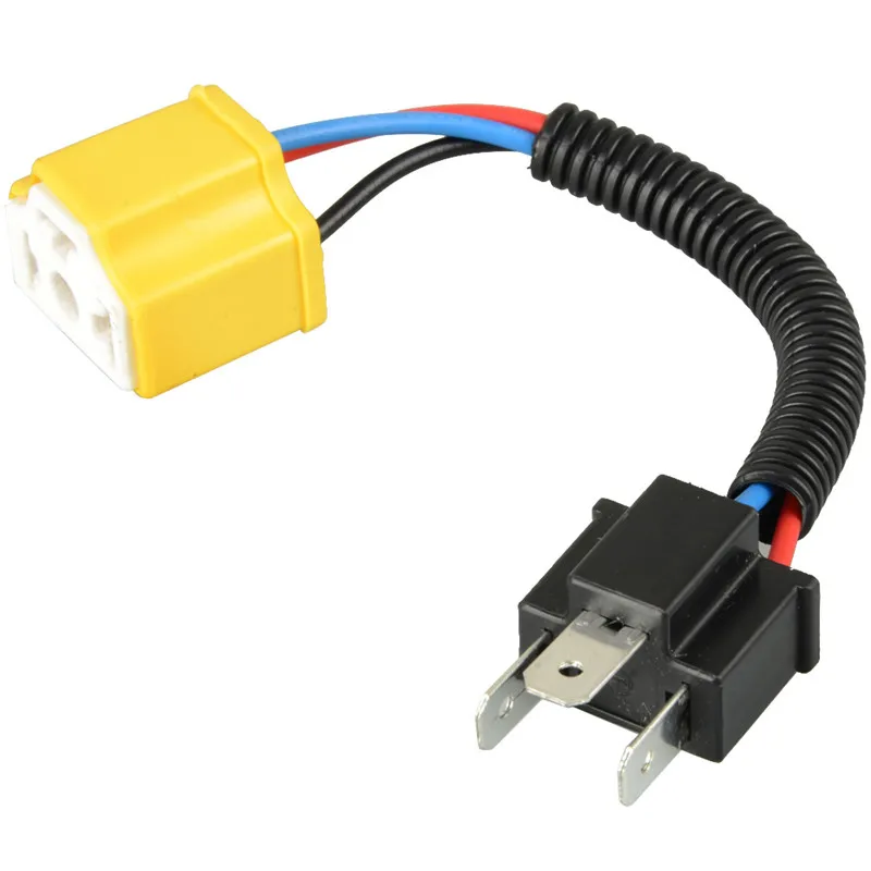 Термостойкие H4 фары реле проводка автомобильный светильник лампа Разъем для