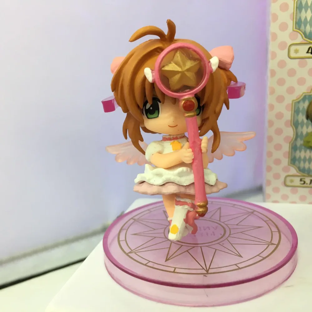 Anime Figura 5-7 CM 8 PZ/SET Captor Sakura Kinomotosakura Risha Oran PVC Action Figure Da Collezione Giocattolo modello | Игрушки и