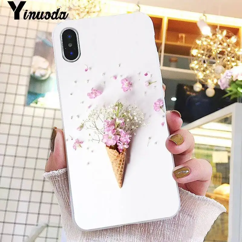 Yinuoda простой мягкий чехол для iPhone 8 7 6 6S Plus X XS MAX 5 5S SE XR 10 11 pro max|Чехлы-накладки| |