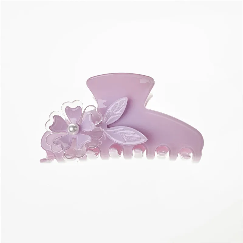 2019 Новый дизайн Краб пластиковый зажим для волос элегантный ацетат имитация