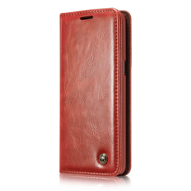 Красный Роскошный кожаный чехол для телефона для Xiao mi Red mi 6A чехол для Xio mi Red mi Note 6 Pro mi 8 чехол красный mi 6 6Pro Магнитный чехол-кошелек - Цвет: Красный