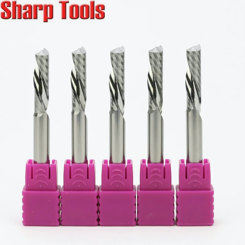 5 шт. концевые фрезы с одной канавкой 6 х22 мм|router bit|router with print serverrouter power tool |