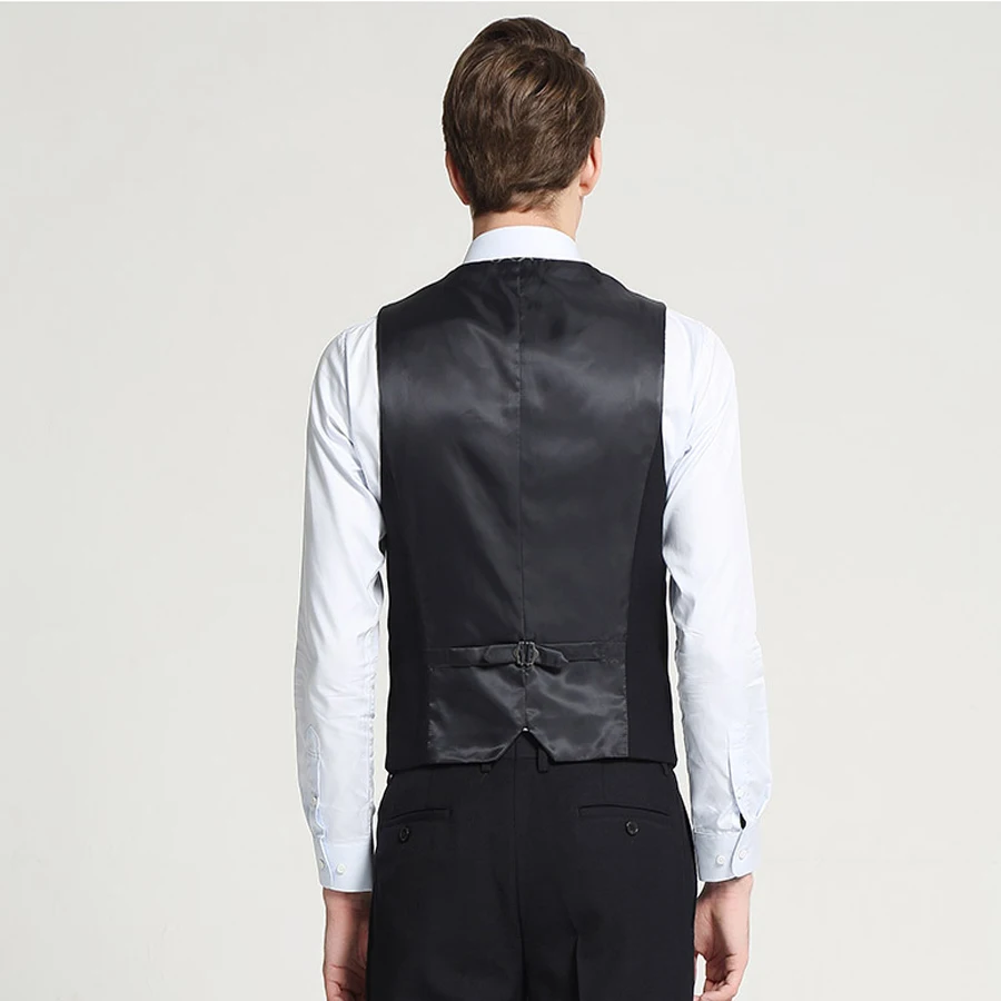 Мужской классический жилет черный облегающий для свадьбы 2018 | Мужская одежда