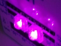 1000PCS x 5mm Square Piranha Pink LED Water Clear Round Super Flux LED Light Emitting Diode Lamp Transparent Bulb
