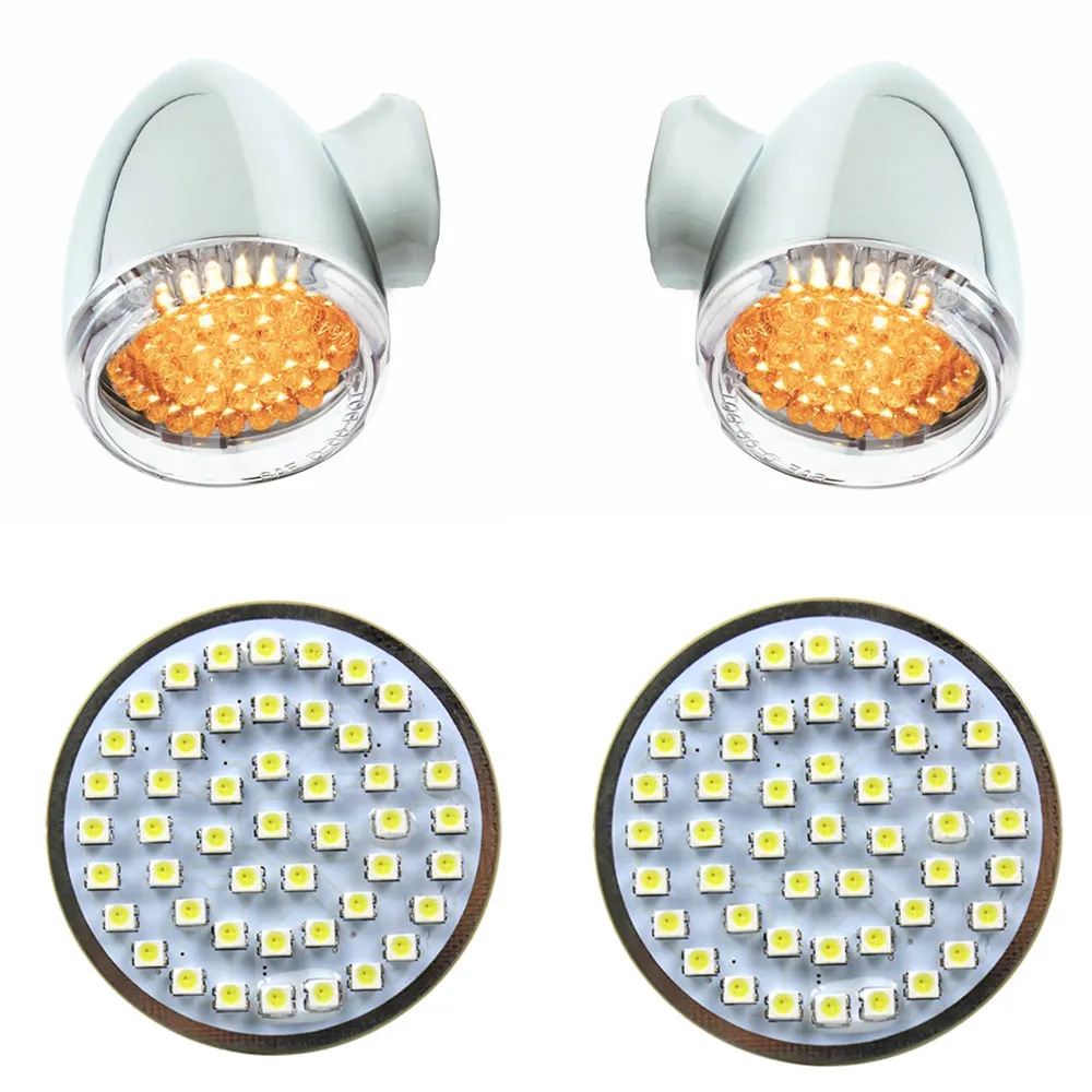 2 &quotдюймовая мотоциклетная цилиндрическая передняя сигнальная лампа 1157