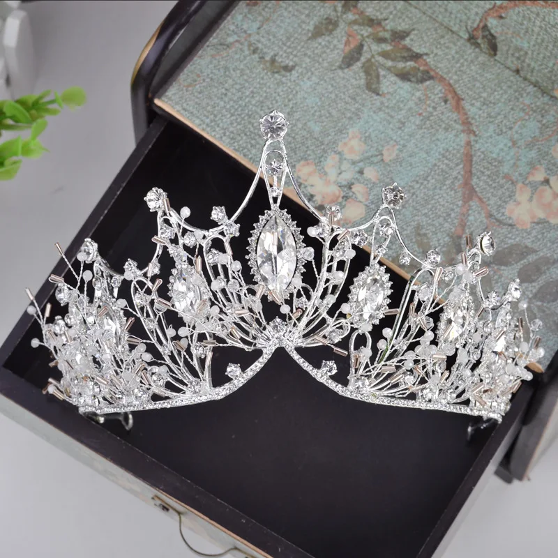2018 New Luxurious Atmosphere European and American Brides Crown Hoop Headwear Palace Wedding Accessories | Украшения и