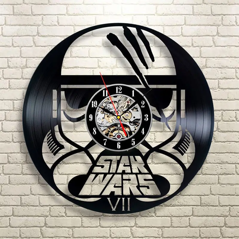 2019 Ограниченная серия Новые отделяющие настенные часы Klok Star Wars дизайн Lp