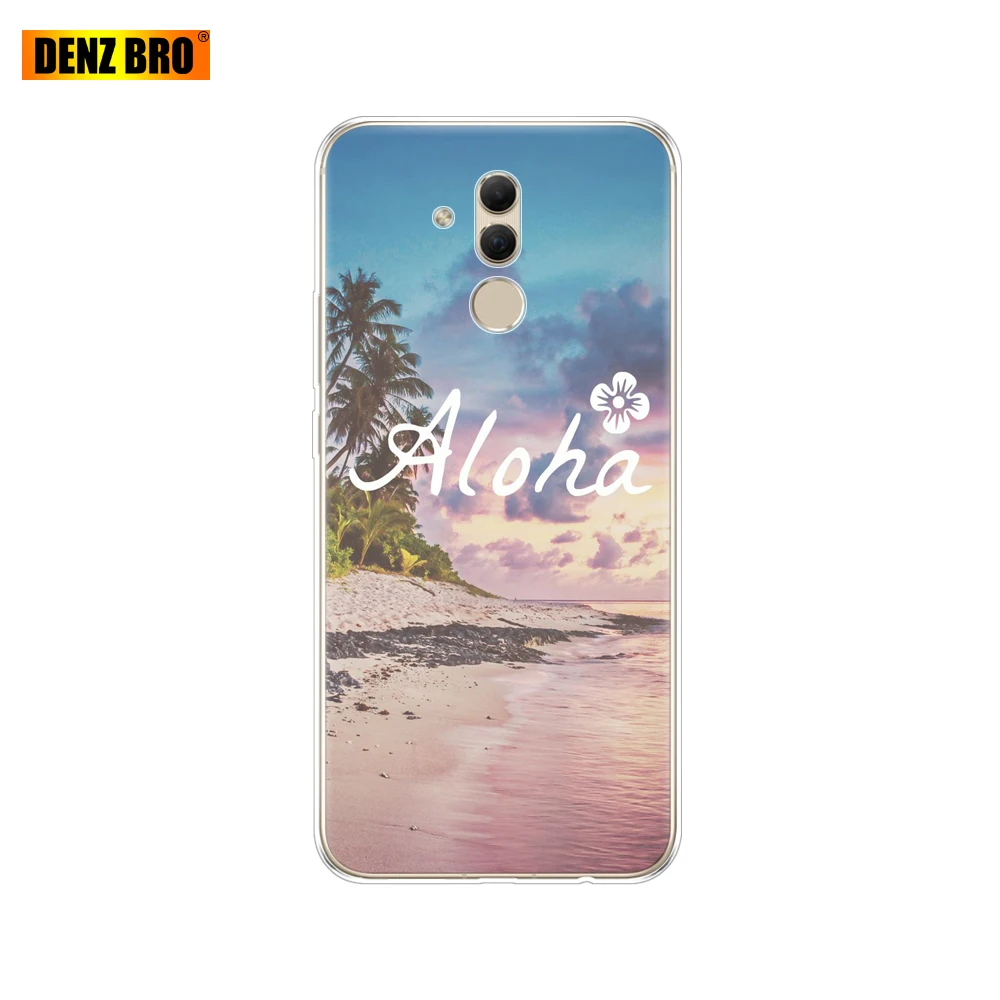 61870 Чехол для huawei mate 20 Lite, 6,3 дюймов, прозрачный силиконовый мягкий ТПУ чехол для телефона huawei mate 20 Lite, защитный чехол, бампер - Цвет: 61870