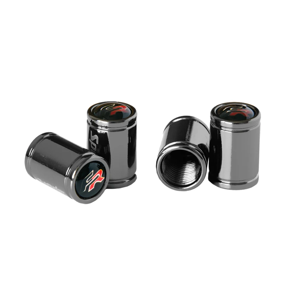 

Tire Accessories for FR Logo For Seat Ibiza Altea Alhambra Leon Cupra Exeo Cordoba Toledo Car Metal Wheel Tire Valve Stem Caps