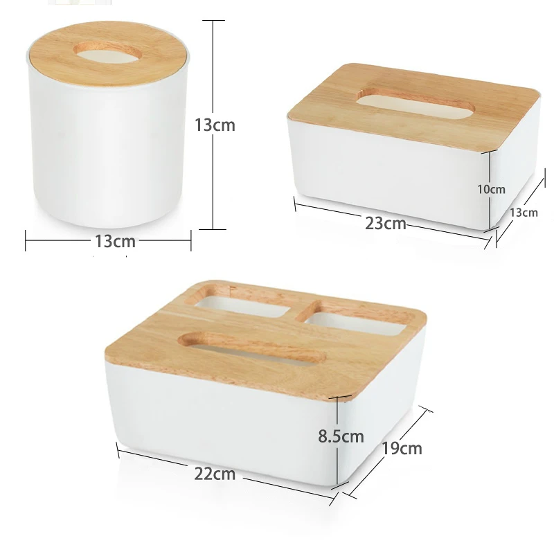 Modern Minimalist Tissue Box with Wooden Cover Home Office Decoration Case Japanese Style Paper Rack Napkin Holder | Дом и сад