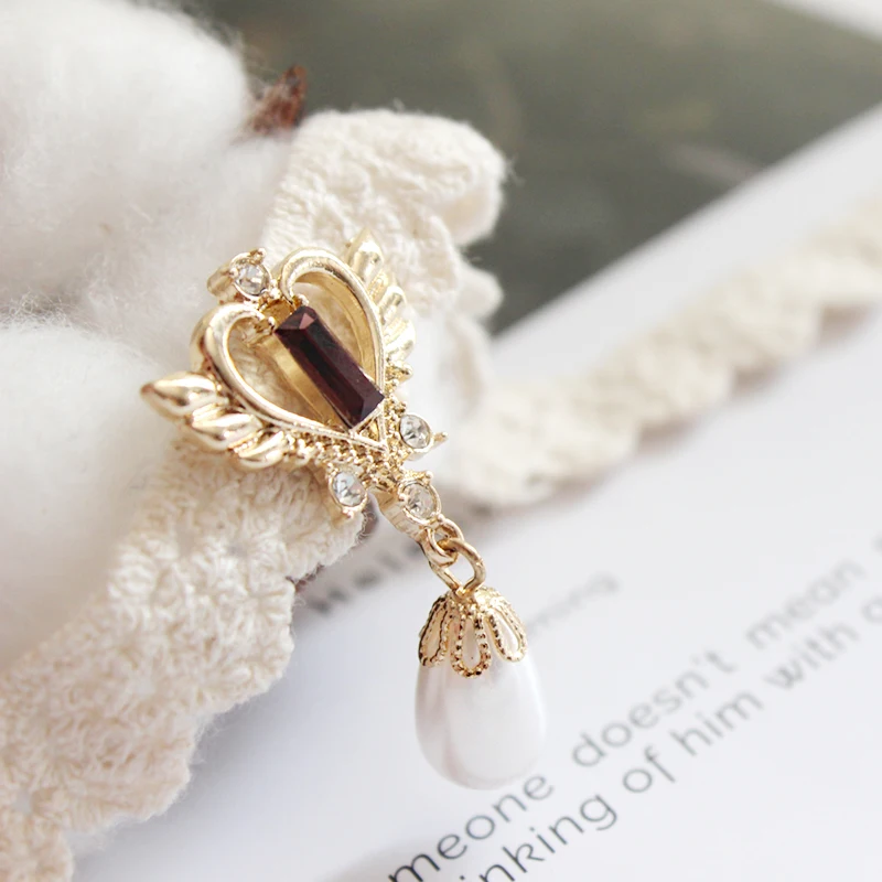 Женское Ожерелье с крыльями ангела модное ожерелье жемчугом в стиле Харадзюку 2019