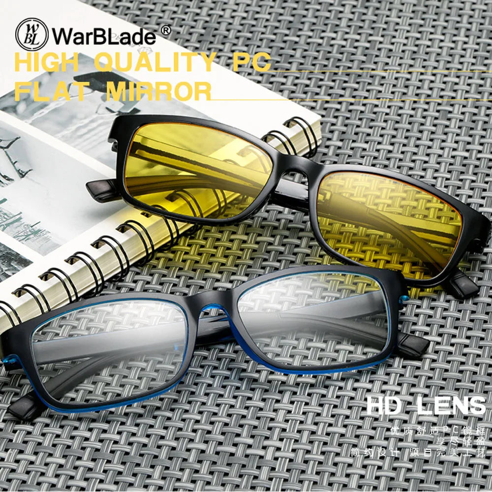 Мужские и женские квадратные очки WarBLade брендовые дизайнерские оправы для очков