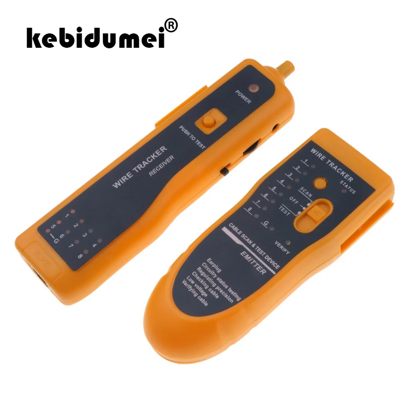 Тестер для телефонных проводов kebidumei трассировщик с тонером Ethernet LAN сетевого
