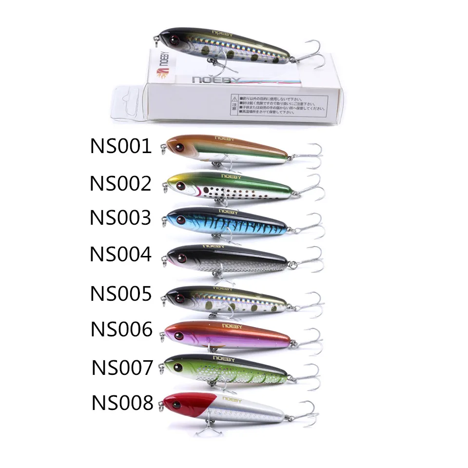 Рыболовные приманки NOEBY Minnow 75 мм 28 г sinking0 5 1 8 м жесткие Leurre Dur Peche Souple Shad с
