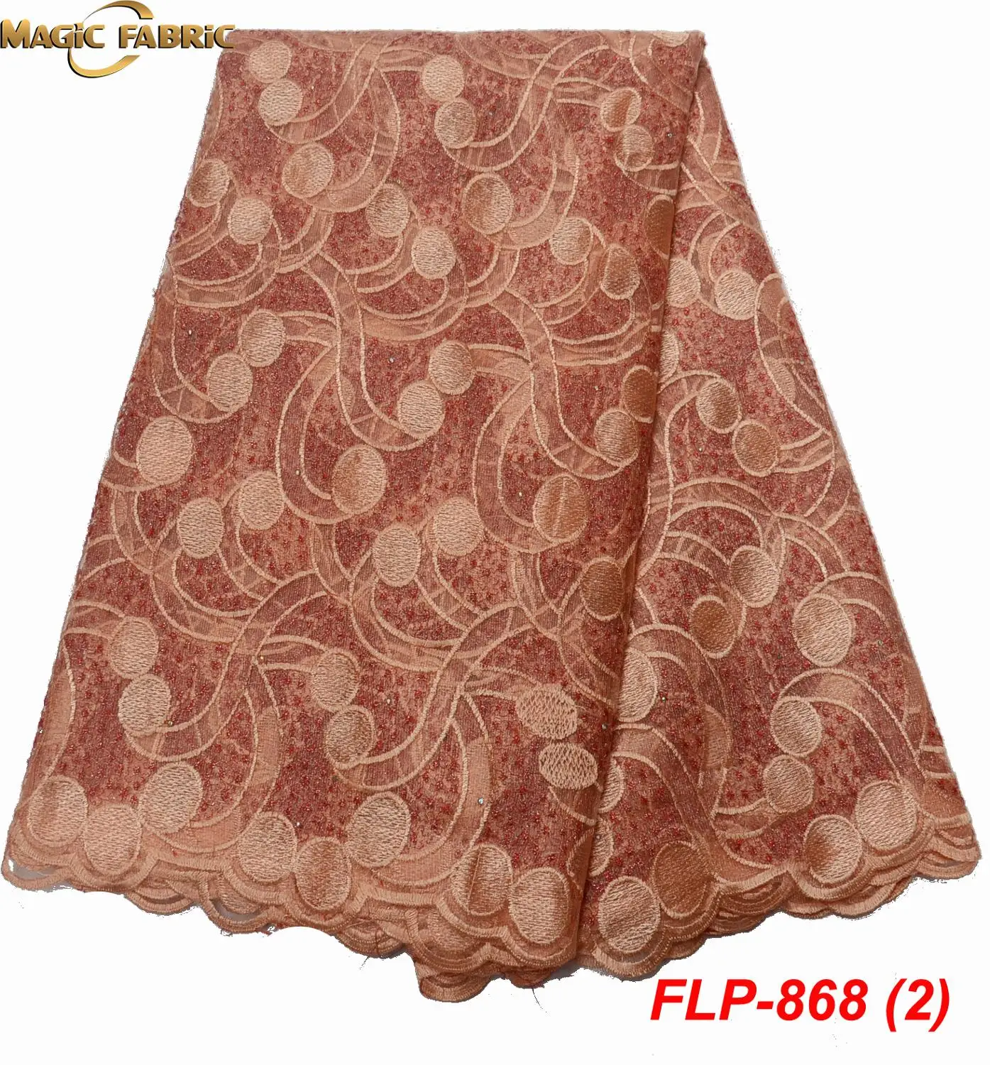 Горячая Распродажа Нигерия кружевная ткань высокая яркость для свадебного