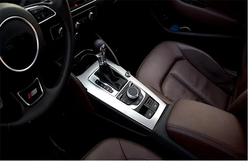 Для Audi A3 8V 2012 2013 2014 2015 Коробка передач из нержавеющей стали декоративная отделка