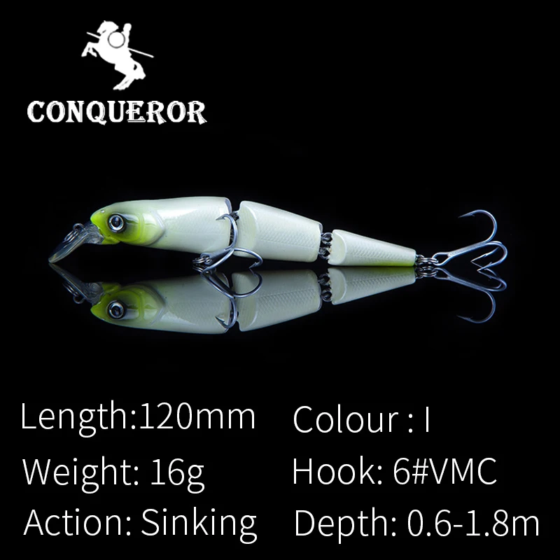 Conqueror 2018 хорошая приманка для рыбалки качественная профессиональная блесна 130 мм