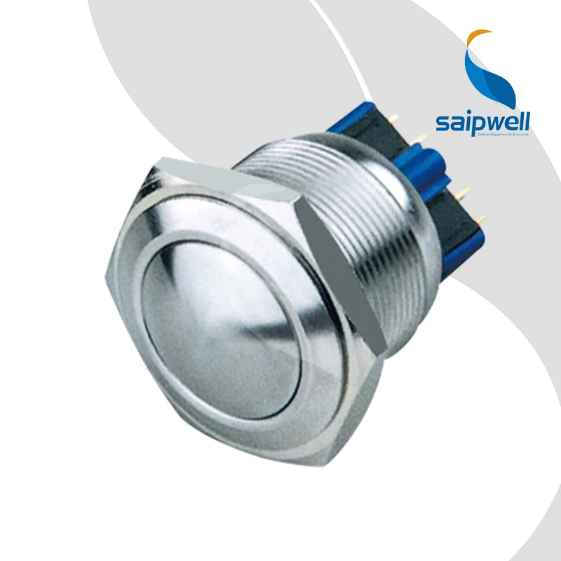 Поворотный Тип 25 мм кнопочный переключатель/круглая головка из нержавеющей
