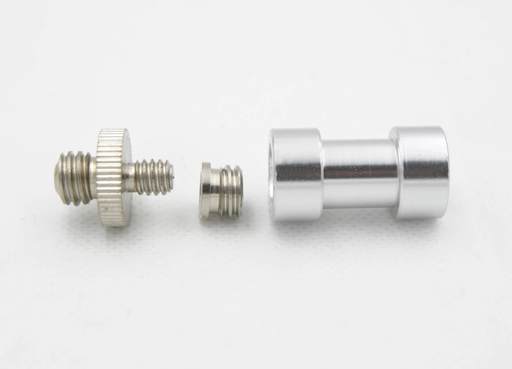 5x 1/4" to 3/8" Female Male Tripod Mount Screw Convert Adapter Flash Light Stand Spigot | Электроника