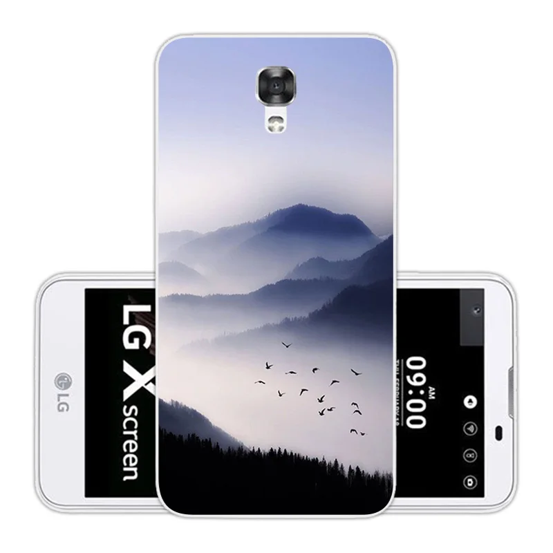 Роскошный чехол для экрана LG X мягкий силиконовый телефона View/X задняя крышка K500