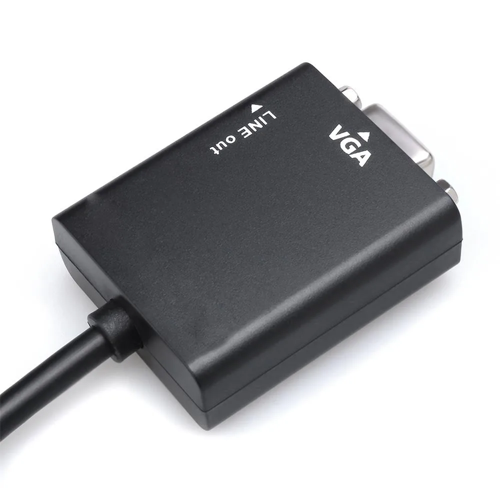 Hiperdeal 3 in1 HDMI мужчин и женщин VGA+ Micro HDMI к HDMI адаптер Oct27