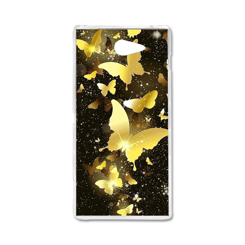 Силиконовый чехол для телефона, чехол для sony Xperia M2 D2302 S50H D2303 D2305 D2306, двойной чехол из ТПУ с милыми животными - Цвет: Q050