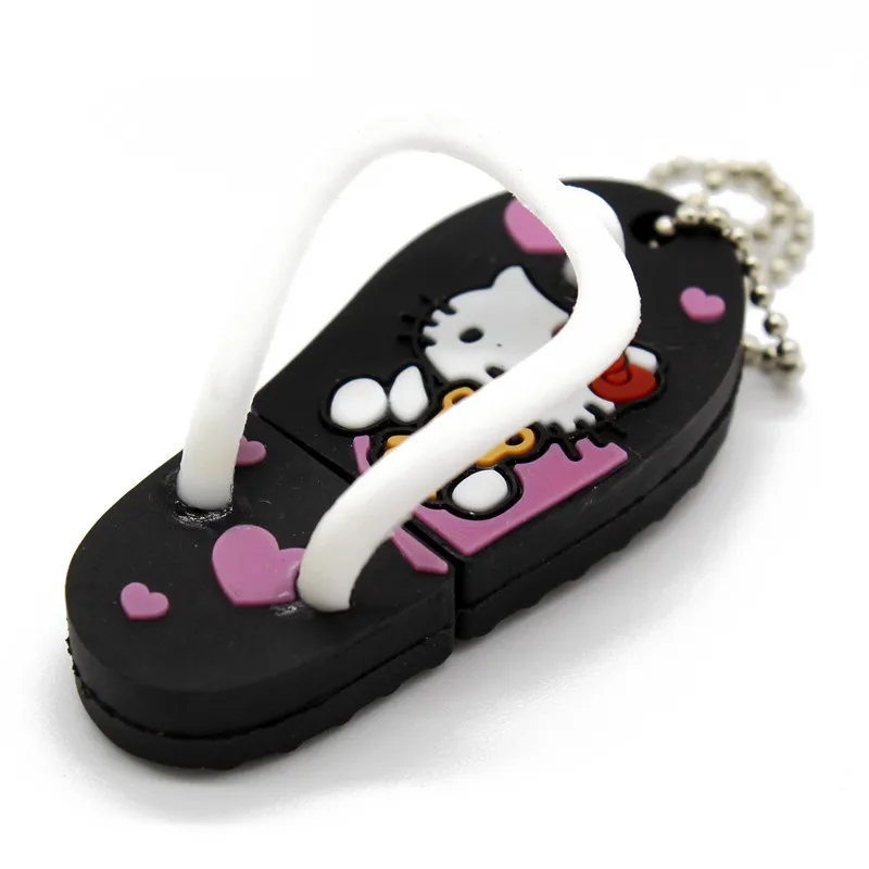BiNFUL Милая обувь hello kitty USB флеш накопитель 4 ГБ 8 16 32 64 Флешка 2 0|pendrive usb 2.0|pendrive usbshoes |