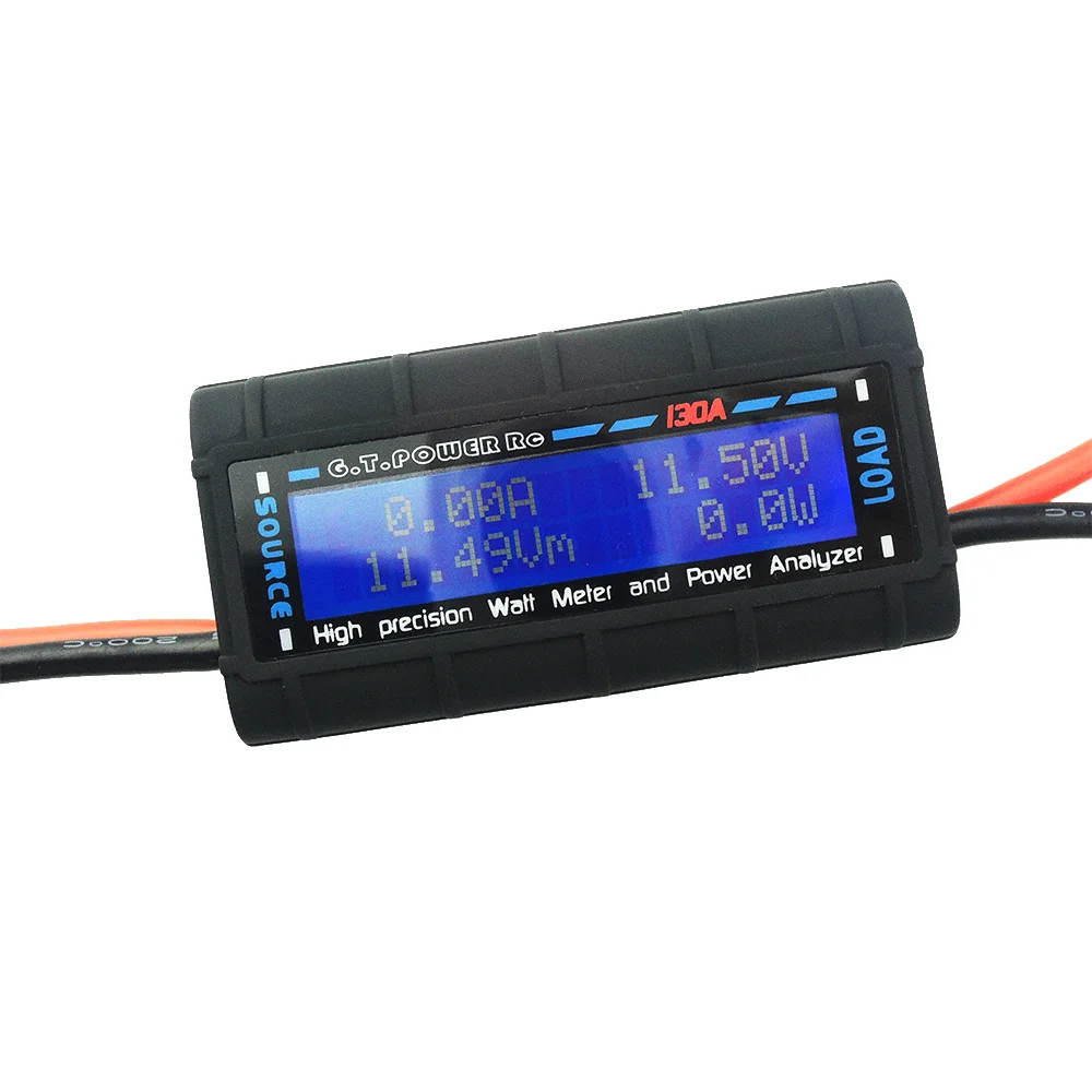 GT Power RC Высокоточный Ватт метр и анализатор мощности 130A 60V ЖК-экран | Игрушки хобби