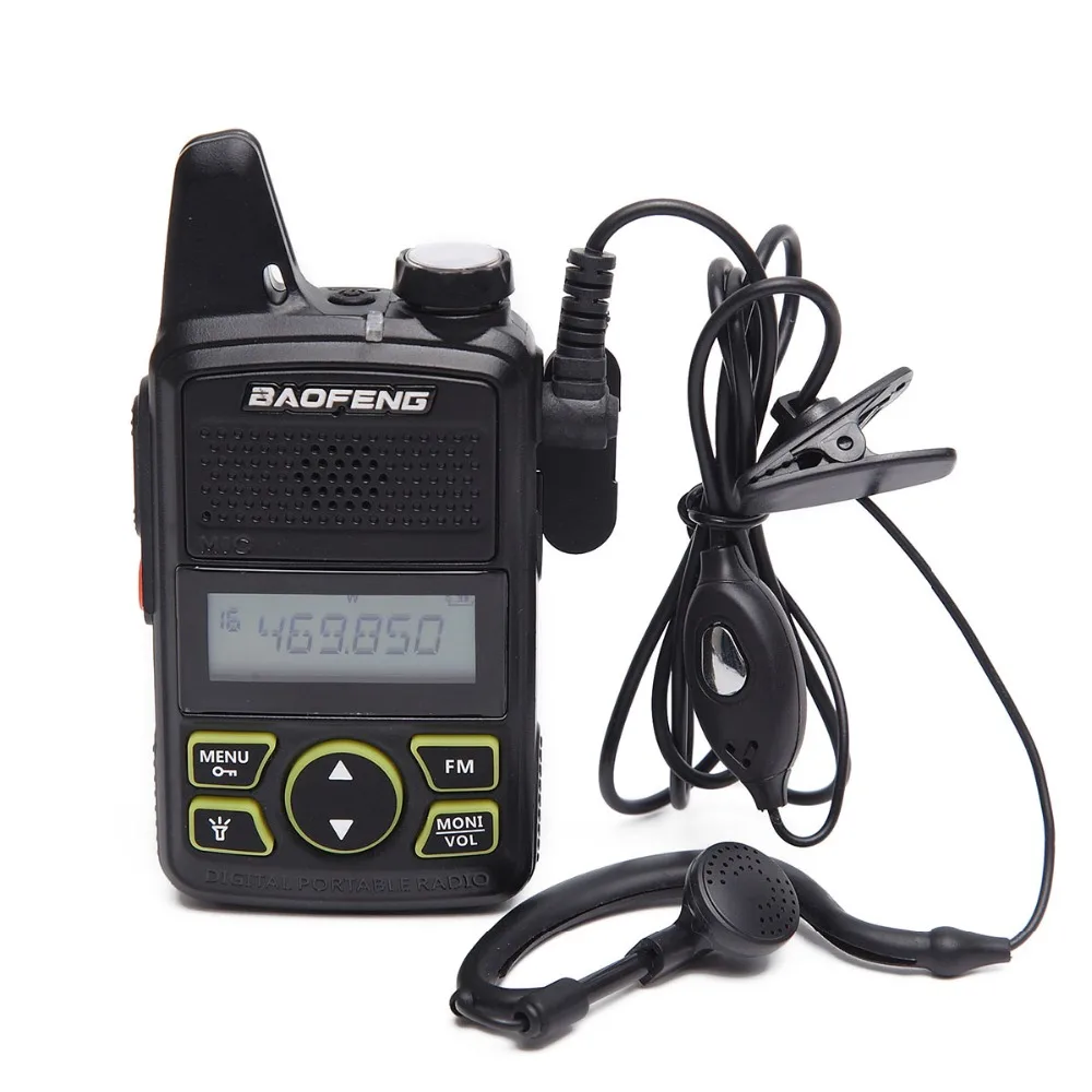 Оригинальная портативная мини рация Baofeng UHF 400 470 МГц двухсторонняя радиосвязь