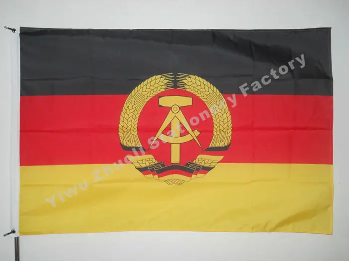 

East Germany Flag 150X90cm (3x5FT) 120g 100D Polyester Free Shipping