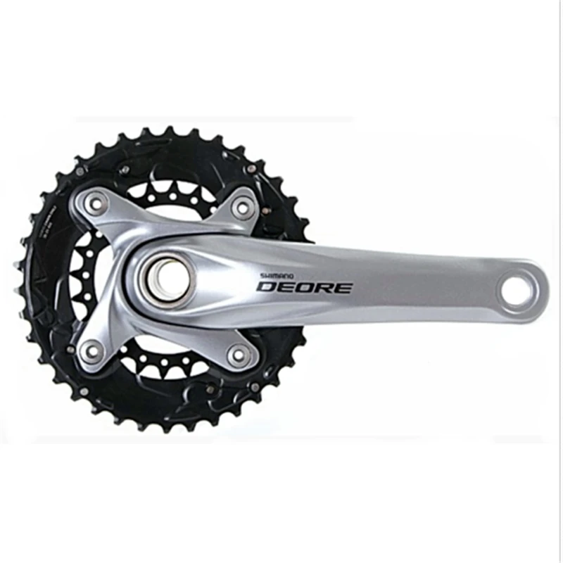 Оригинальный Shimano Deore FC M615 Hollowtec 2 бензопилы 48 28 T/38 24 26 T 170 мм черный 2x10 Speed Новый
