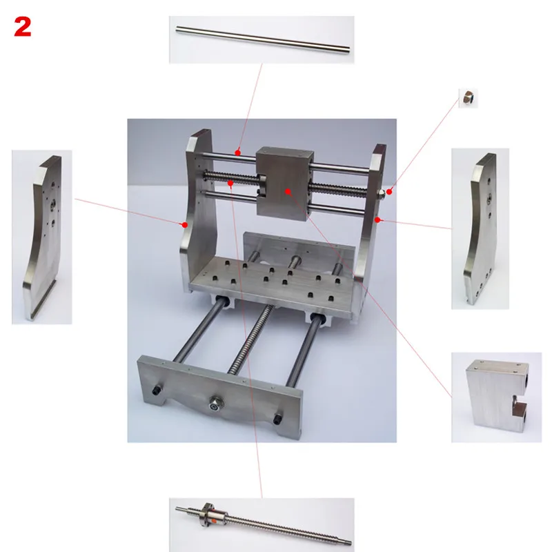 DIY CNC рамка 6040 Фрезерный станок рамка 600*400 мм для гравера по дереву